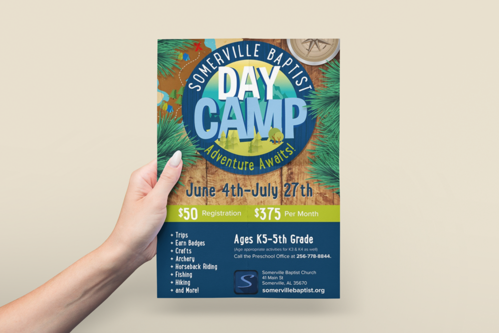 Somerville Summer Day Camp Poster Compel Graphics Printing