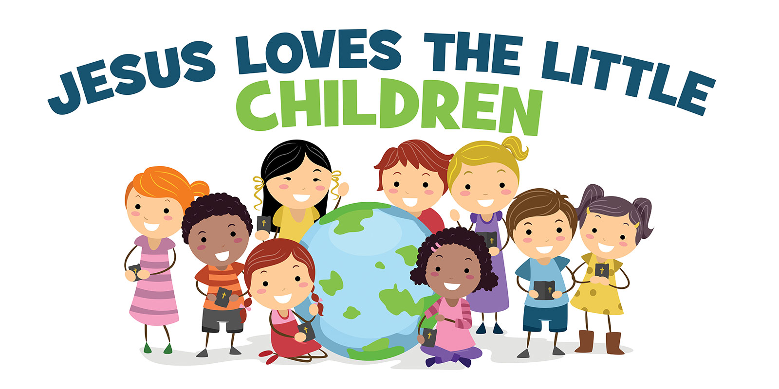 Jesus Loves the Little Children Banner - Compel Graphics ...