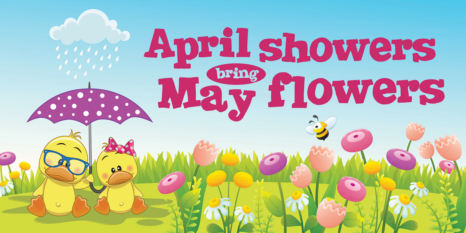 April Showers Bring May Flowers Decorations