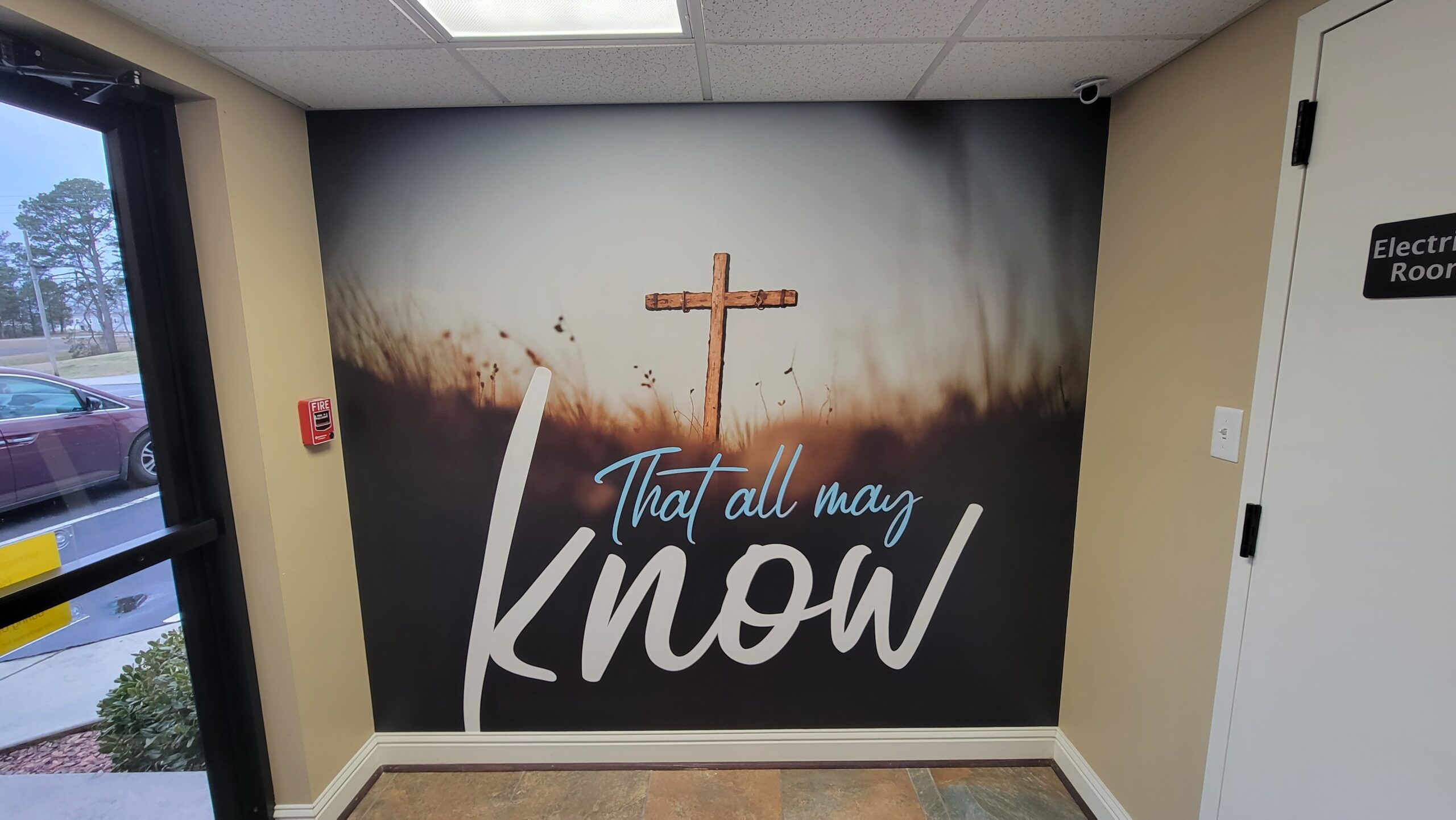 wall graphics, church promotions, custom design