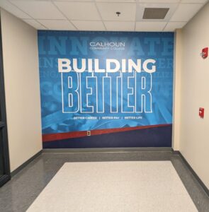 wall graphics, SEGs, custom signage