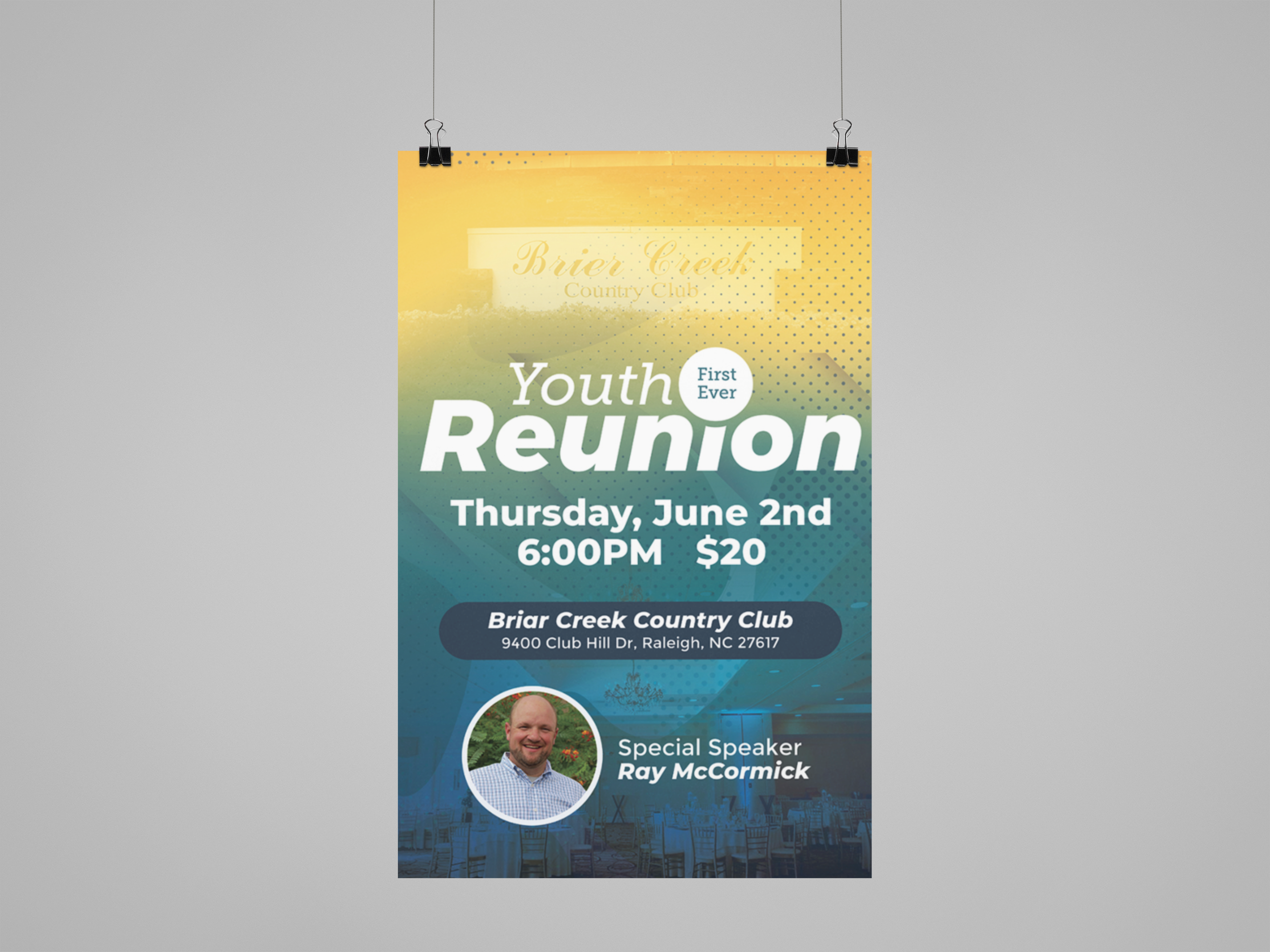 poster, custom design, youth reunion