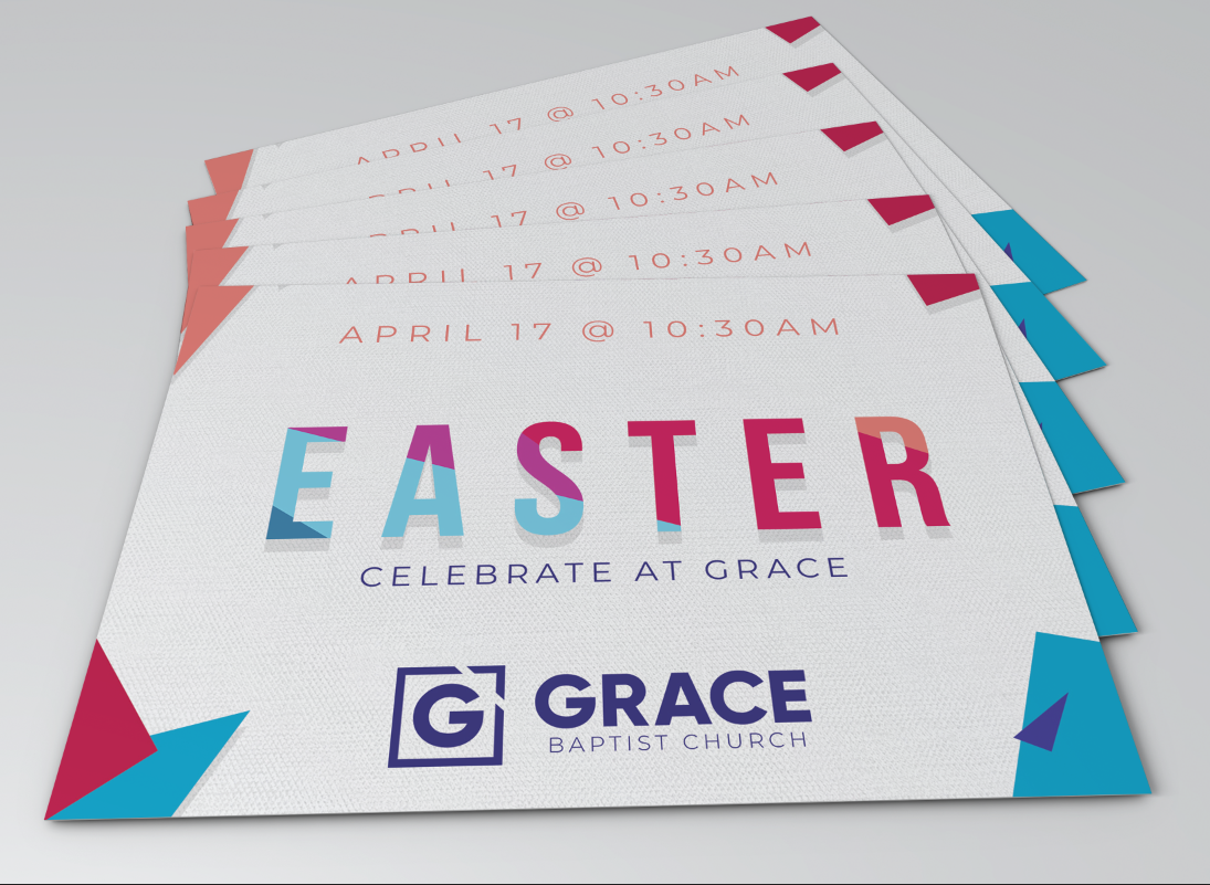Easter, Invite cards, church printing