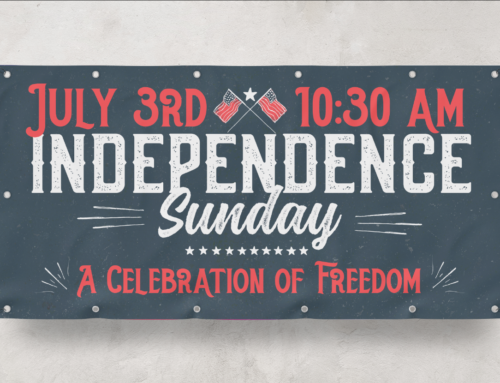 Faith Independence Day Banner