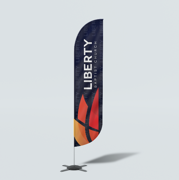 church flags, custom design, liberty