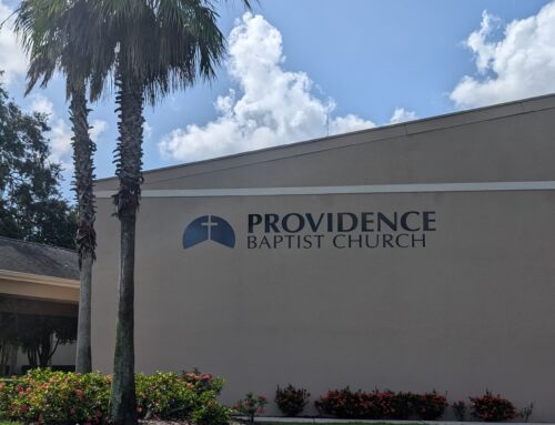 Providence Baptist Church Signage