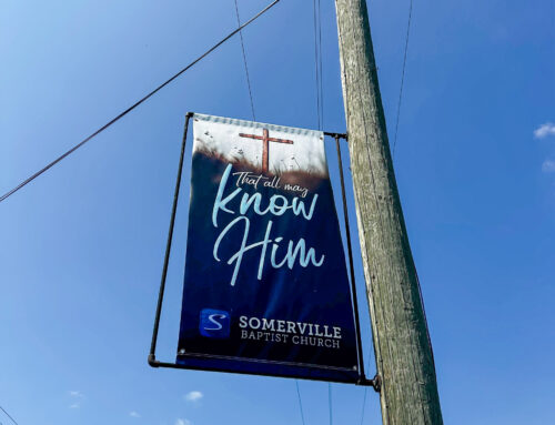 Somerville Baptist Church Pole Banners