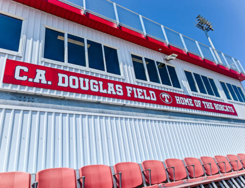 Theodore High Press Box Sign