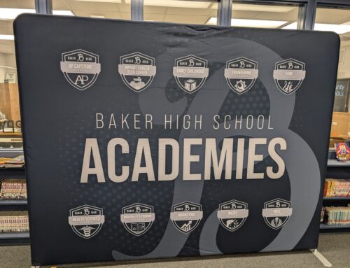 Baker High School Academies Signage