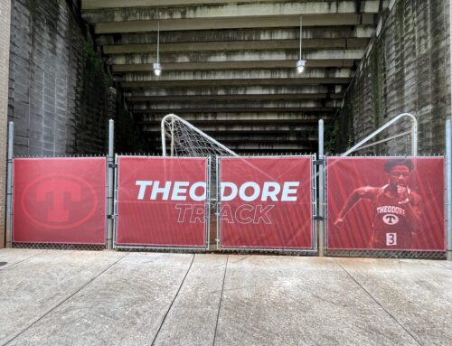 Custom Bleacher Bay Vinyl Banners for Theodore High School