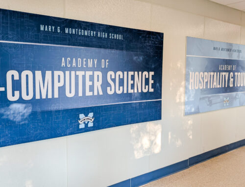 Mary G. Montgomery High School SEG Wall Graphics – Mobile, AL