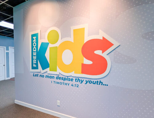 Freedom Baptist Church Directional Signage & Kids Ministry Wall Graphics
