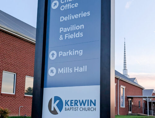 Kerwin Baptist Church Wayfinding & Branding Signage