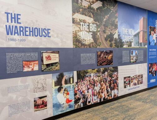 80-Foot Church Timeline Wall | Calvary Community Church – Westlake Village, CA
