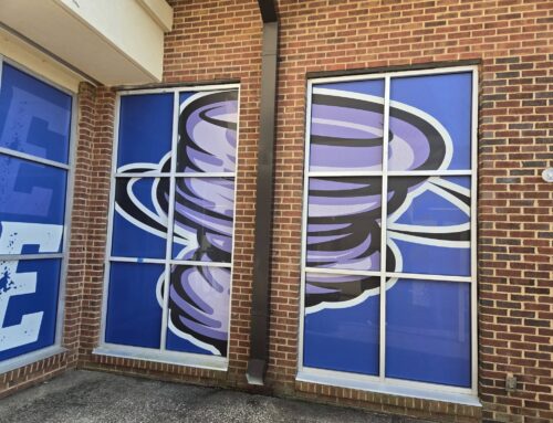 Exterior Window Graphics – Burns Middle School