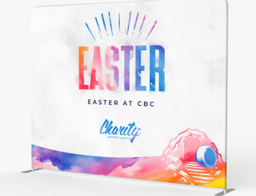 Charity Easter Backdrop