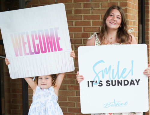 Easter Welcome Handheld Signs