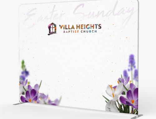 Villa Heights Easter Backdrop