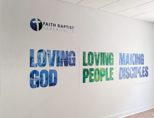 Church Entrance Wall Wrap | Faith Baptist Tabernacle